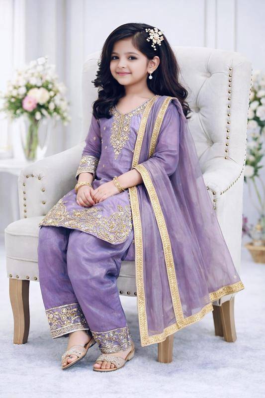 Premium Quality Ready to Wear Silk Kids clothing market in Surat